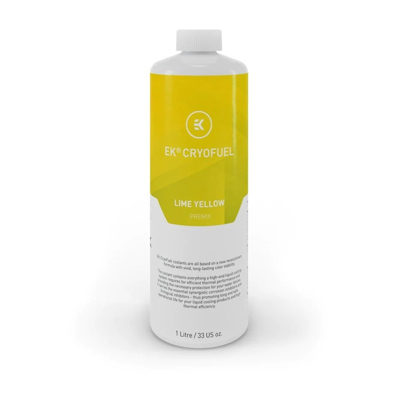 EKWB EK-CryoFuel Lime Yellow (Premix 1,000 ml) - سائل تبريد